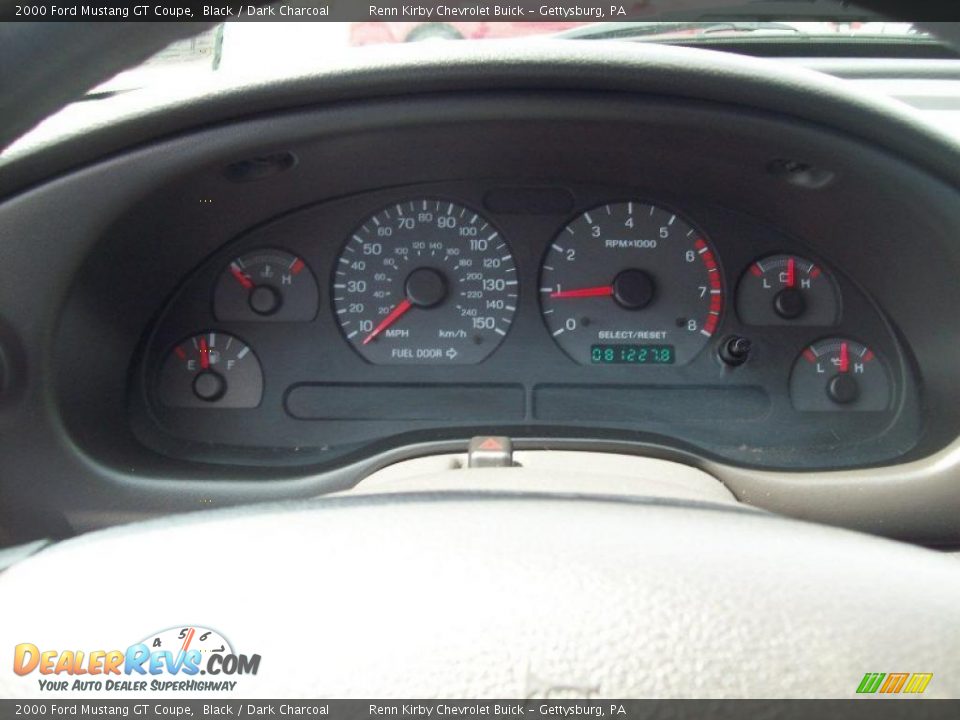 2000 Ford Mustang GT Coupe Gauges Photo #20