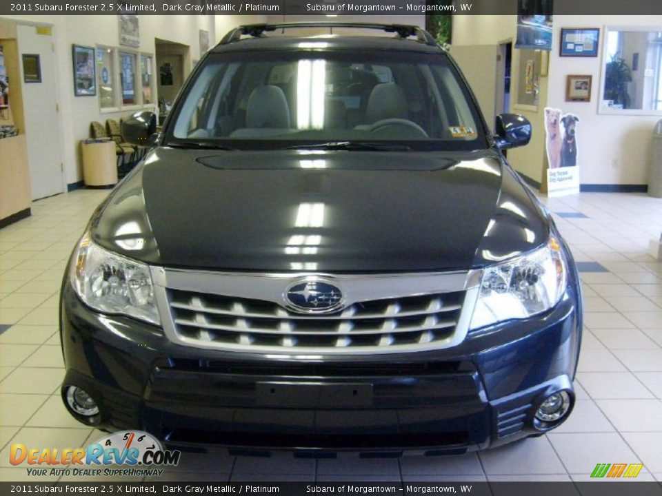 2011 Subaru Forester 2.5 X Limited Dark Gray Metallic / Platinum Photo #2