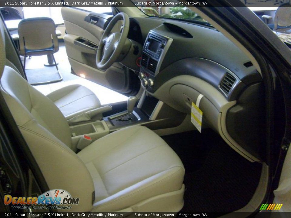 2011 Subaru Forester 2.5 X Limited Dark Gray Metallic / Platinum Photo #6