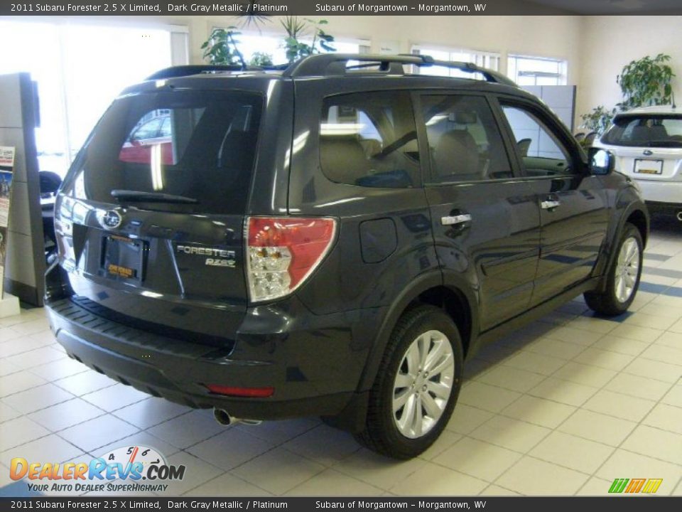 2011 Subaru Forester 2.5 X Limited Dark Gray Metallic / Platinum Photo #10