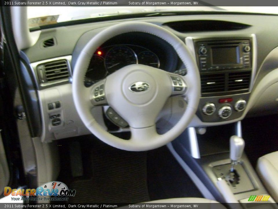 2011 Subaru Forester 2.5 X Limited Dark Gray Metallic / Platinum Photo #14