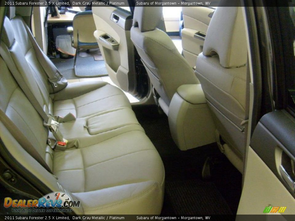2011 Subaru Forester 2.5 X Limited Dark Gray Metallic / Platinum Photo #16
