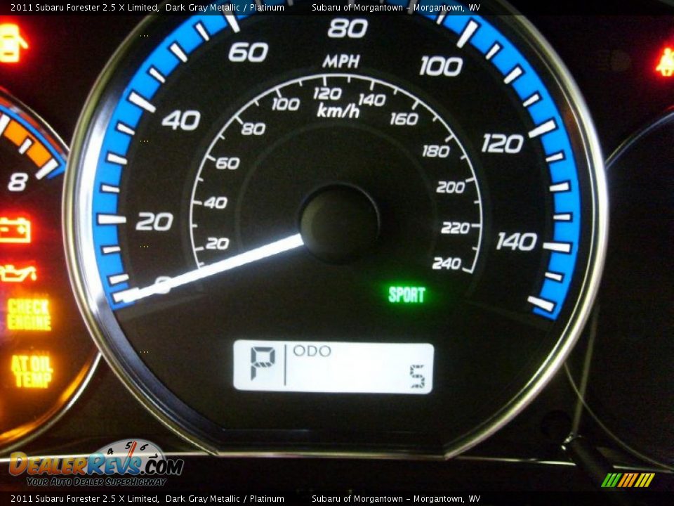 2011 Subaru Forester 2.5 X Limited Dark Gray Metallic / Platinum Photo #20