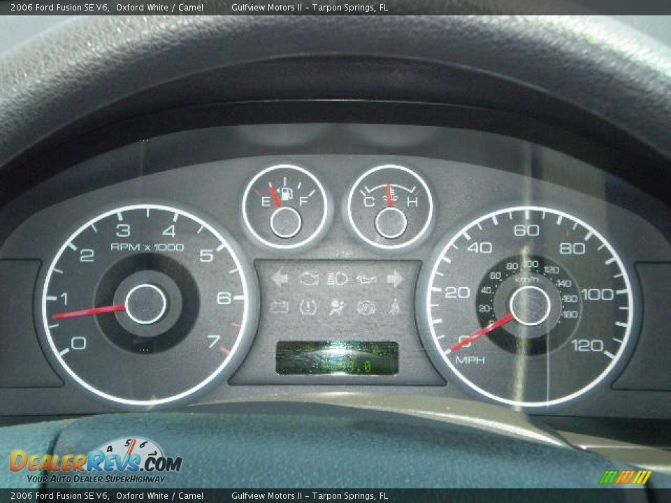 2006 Ford Fusion SE V6 Oxford White / Camel Photo #31