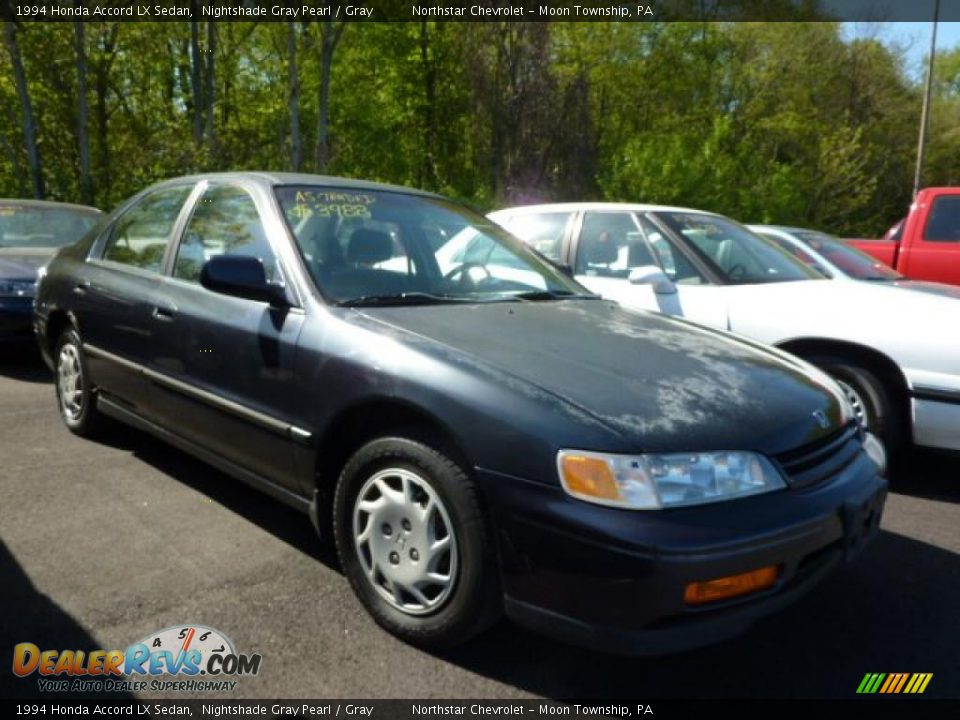 1994 Honda Accord LX Sedan Nightshade Gray Pearl / Gray Photo #1