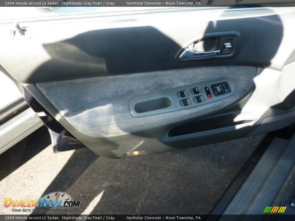 1994 Honda Accord LX Sedan Nightshade Gray Pearl / Gray Photo #11