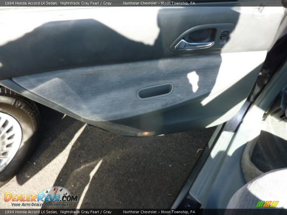 1994 Honda Accord LX Sedan Nightshade Gray Pearl / Gray Photo #12