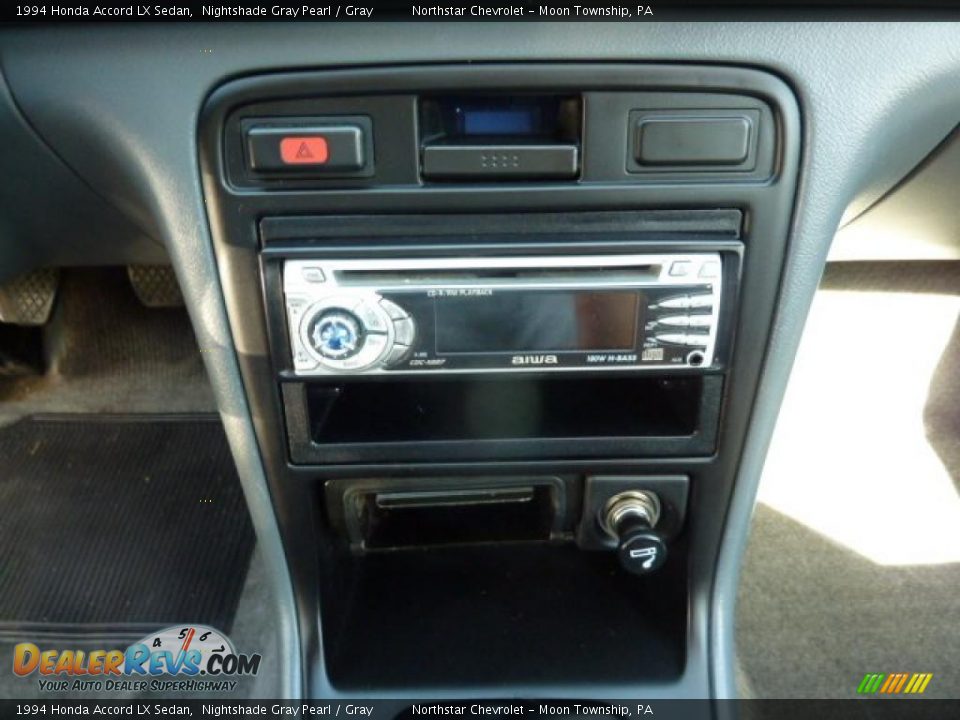 1994 Honda Accord LX Sedan Nightshade Gray Pearl / Gray Photo #14