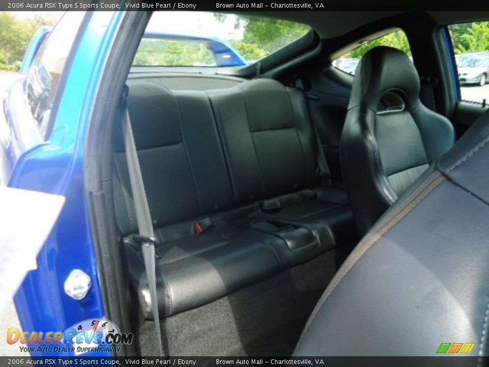 Ebony Interior - 2006 Acura RSX Type S Sports Coupe Photo #8