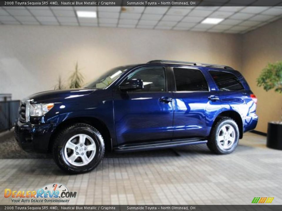 2008 Toyota Sequoia SR5 4WD Nautical Blue Metallic / Graphite Photo #2