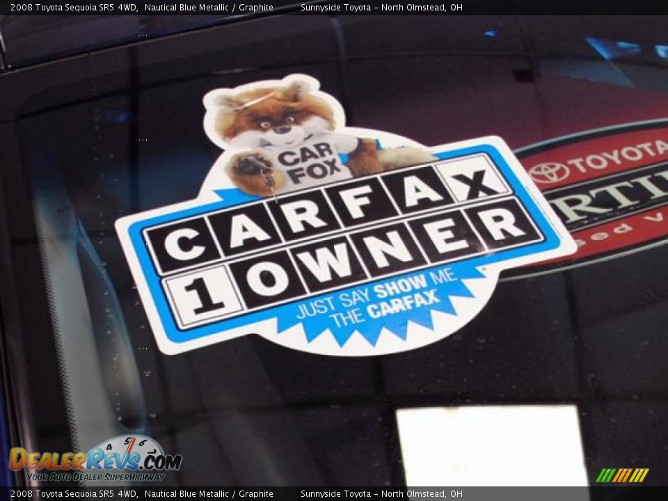 2008 Toyota Sequoia SR5 4WD Nautical Blue Metallic / Graphite Photo #5