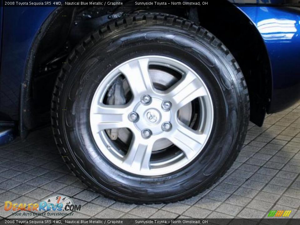 2008 Toyota Sequoia SR5 4WD Nautical Blue Metallic / Graphite Photo #9