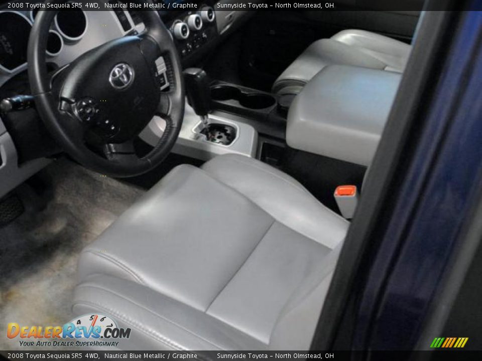 2008 Toyota Sequoia SR5 4WD Nautical Blue Metallic / Graphite Photo #10