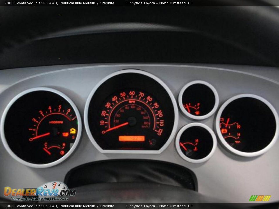 2008 Toyota Sequoia SR5 4WD Nautical Blue Metallic / Graphite Photo #16