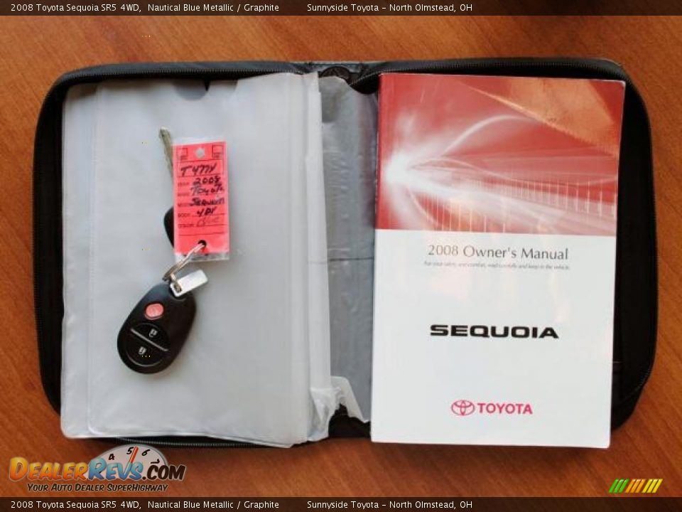 2008 Toyota Sequoia SR5 4WD Nautical Blue Metallic / Graphite Photo #24