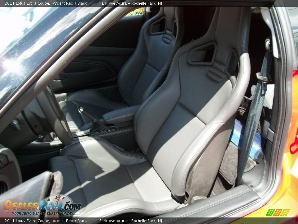 Black Interior - 2011 Lotus Evora Coupe Photo #12