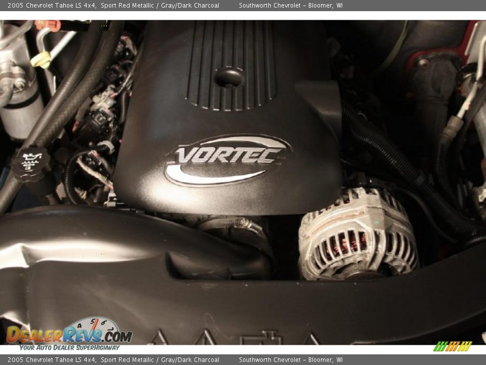 2005 Chevrolet Tahoe LS 4x4 Sport Red Metallic / Gray/Dark Charcoal Photo #18