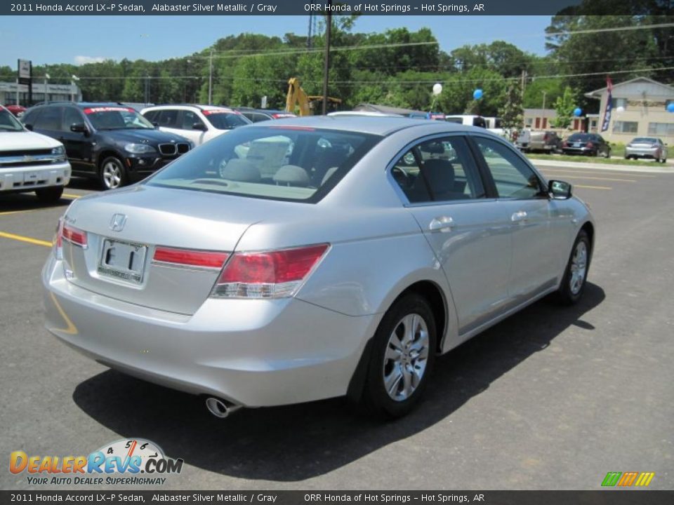 2011 Honda Accord LX-P Sedan Alabaster Silver Metallic / Gray Photo #5