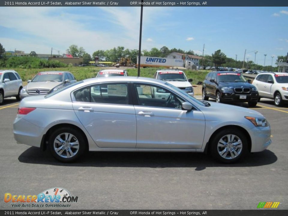 2011 Honda Accord LX-P Sedan Alabaster Silver Metallic / Gray Photo #6