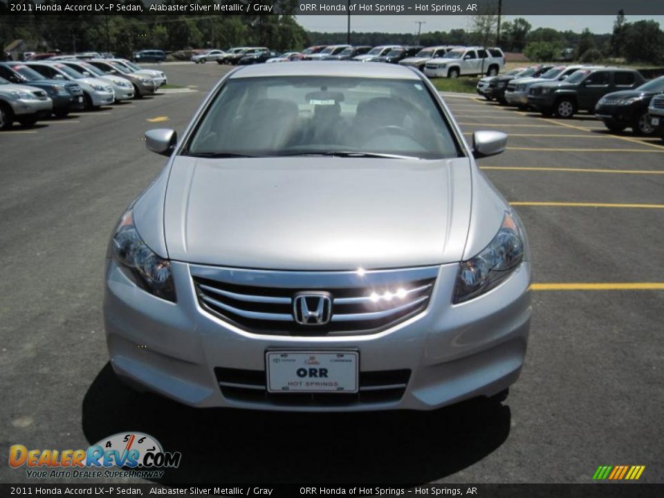 2011 Honda Accord LX-P Sedan Alabaster Silver Metallic / Gray Photo #8