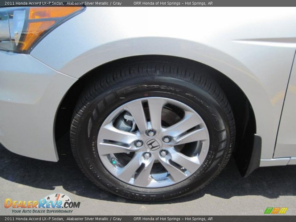 2011 Honda Accord LX-P Sedan Alabaster Silver Metallic / Gray Photo #9