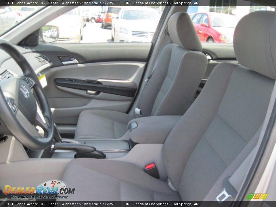 2011 Honda Accord LX-P Sedan Alabaster Silver Metallic / Gray Photo #10