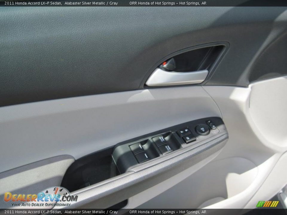 2011 Honda Accord LX-P Sedan Alabaster Silver Metallic / Gray Photo #12