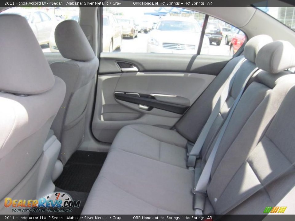 2011 Honda Accord LX-P Sedan Alabaster Silver Metallic / Gray Photo #13