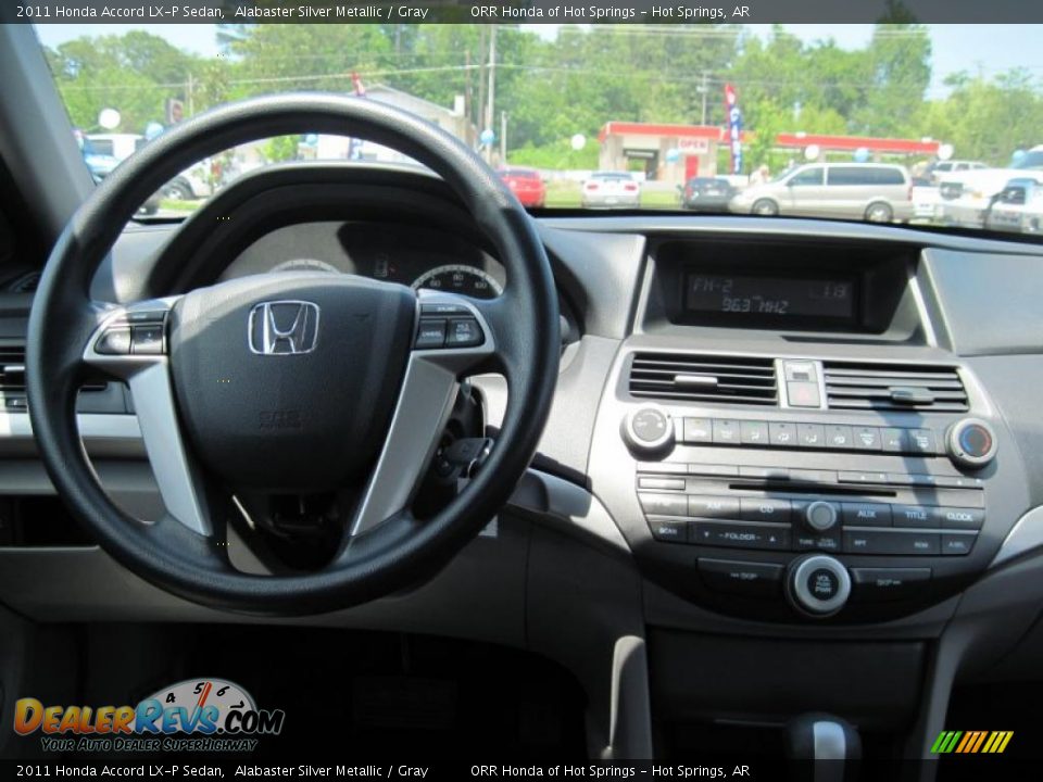 2011 Honda Accord LX-P Sedan Alabaster Silver Metallic / Gray Photo #14