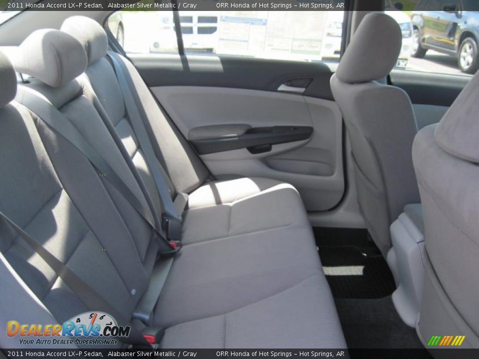 2011 Honda Accord LX-P Sedan Alabaster Silver Metallic / Gray Photo #15
