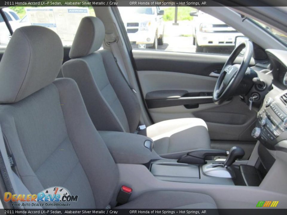 2011 Honda Accord LX-P Sedan Alabaster Silver Metallic / Gray Photo #16