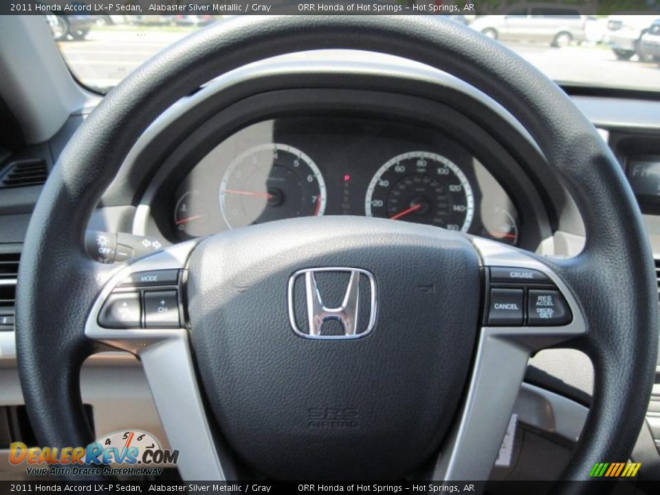 2011 Honda Accord LX-P Sedan Alabaster Silver Metallic / Gray Photo #18
