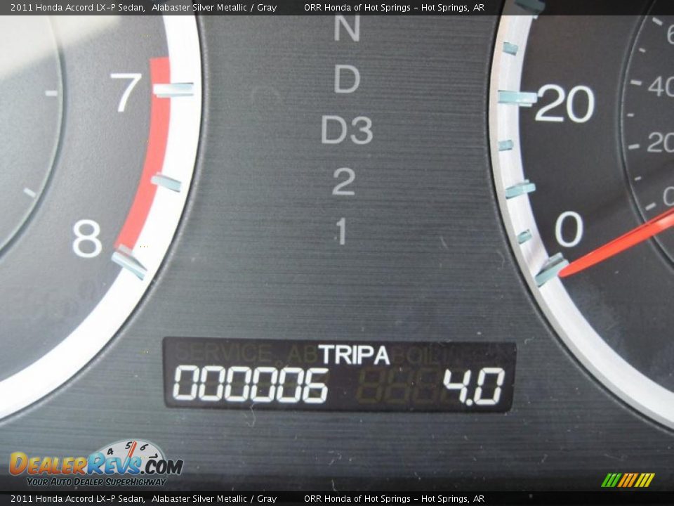 2011 Honda Accord LX-P Sedan Alabaster Silver Metallic / Gray Photo #19