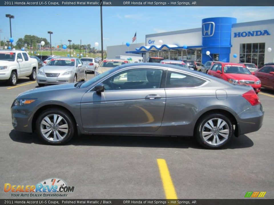 2011 Honda Accord LX-S Coupe Polished Metal Metallic / Black Photo #2