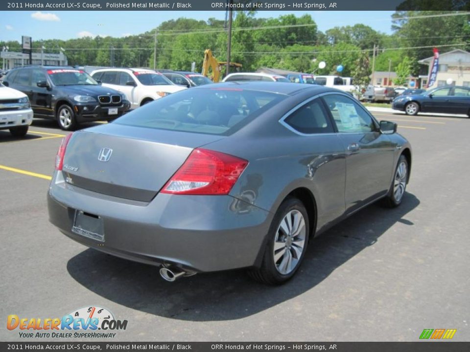 2011 Honda Accord LX-S Coupe Polished Metal Metallic / Black Photo #5
