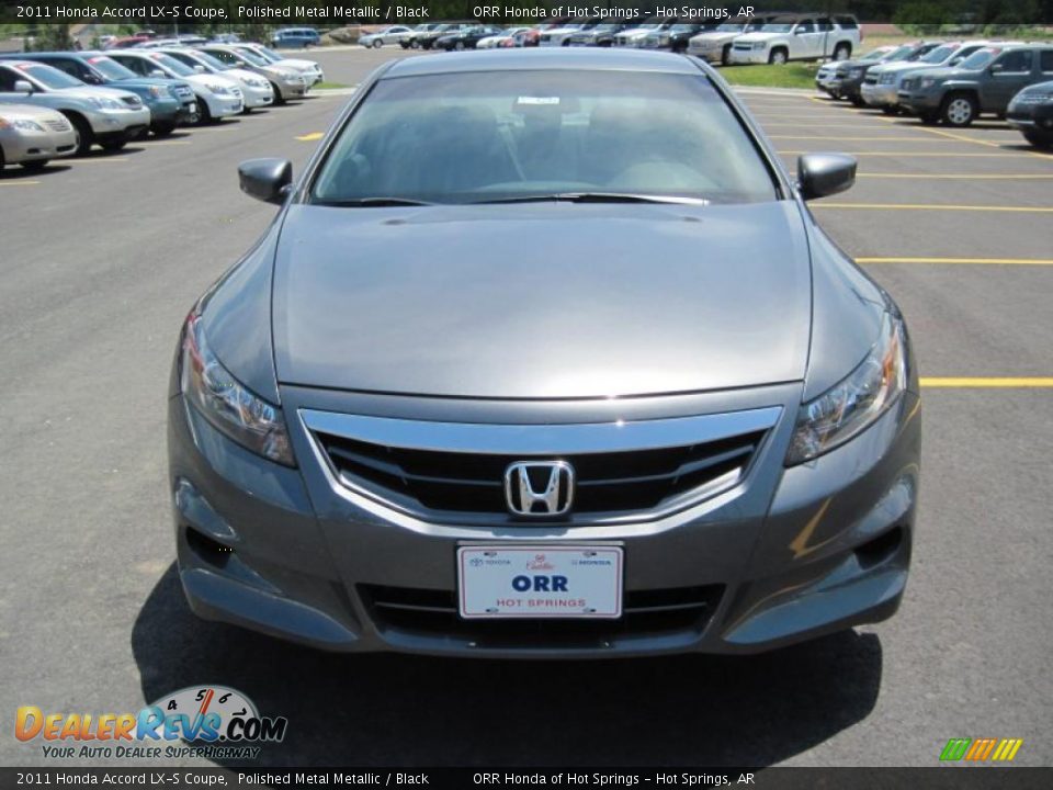 2011 Honda Accord LX-S Coupe Polished Metal Metallic / Black Photo #8