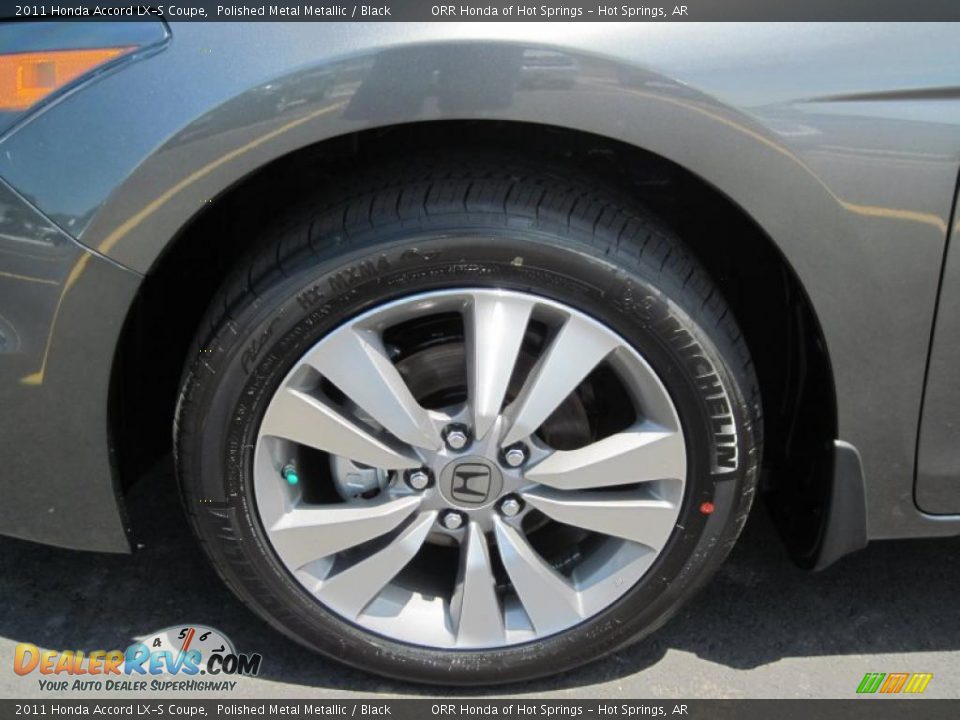 2011 Honda Accord LX-S Coupe Polished Metal Metallic / Black Photo #9