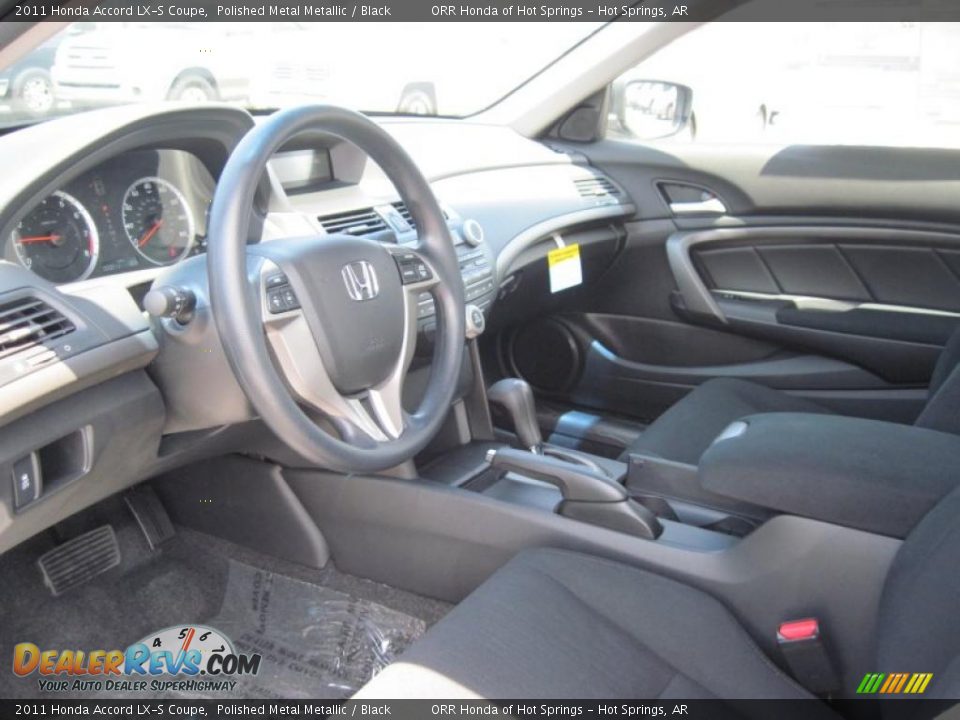 2011 Honda Accord LX-S Coupe Polished Metal Metallic / Black Photo #10