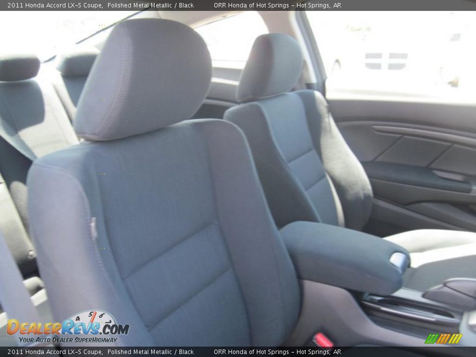 2011 Honda Accord LX-S Coupe Polished Metal Metallic / Black Photo #12