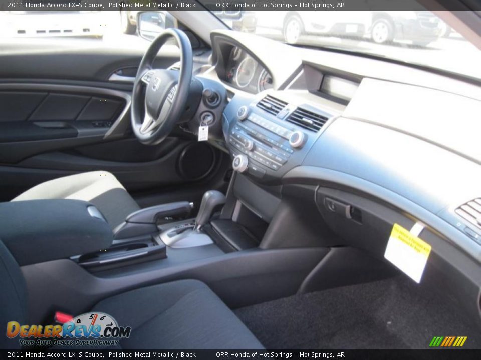 2011 Honda Accord LX-S Coupe Polished Metal Metallic / Black Photo #13