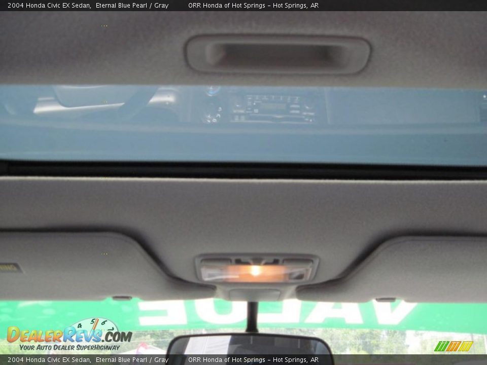 2004 Honda Civic EX Sedan Eternal Blue Pearl / Gray Photo #14
