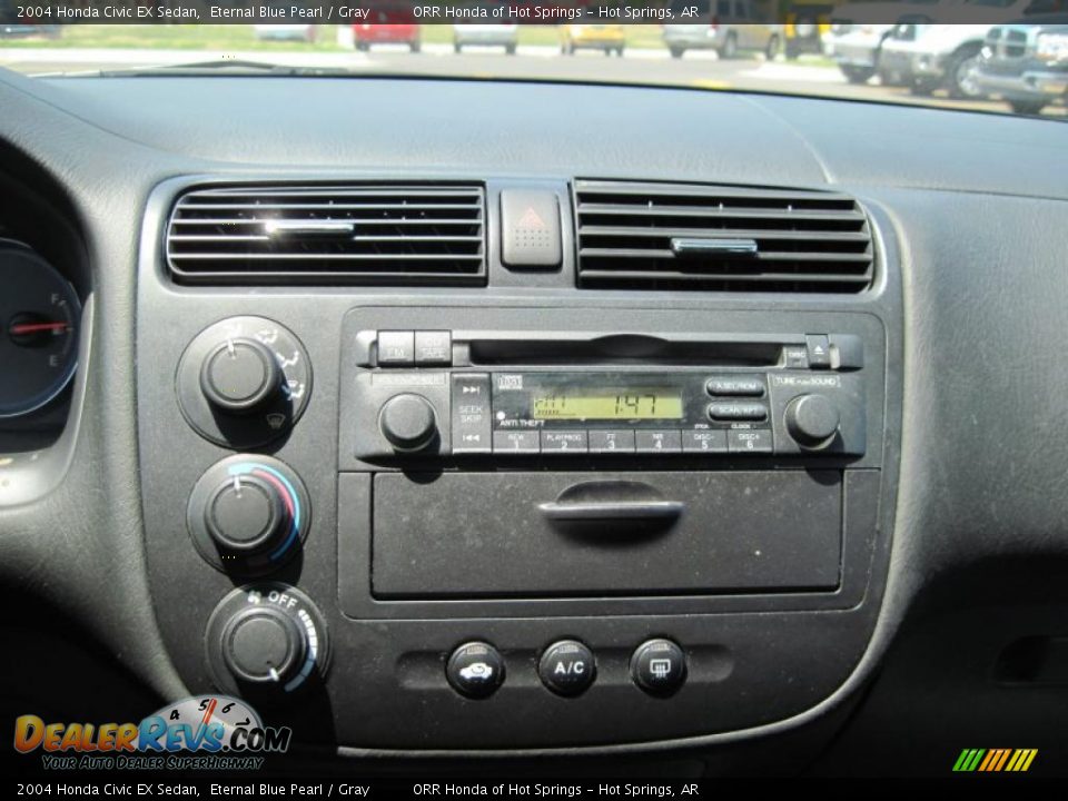 2004 Honda Civic EX Sedan Eternal Blue Pearl / Gray Photo #17