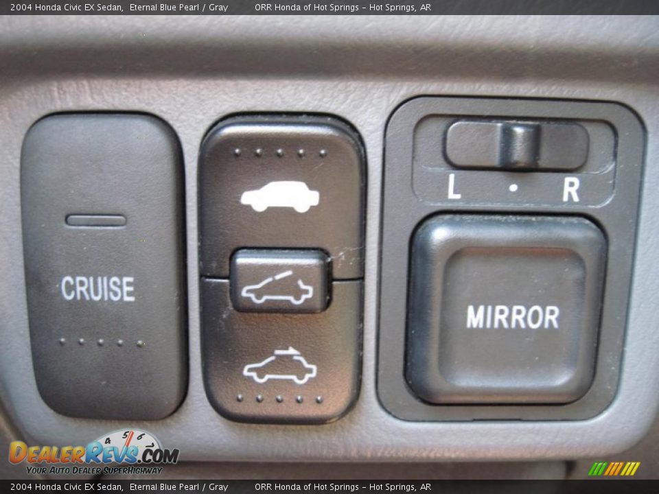 2004 Honda Civic EX Sedan Eternal Blue Pearl / Gray Photo #18