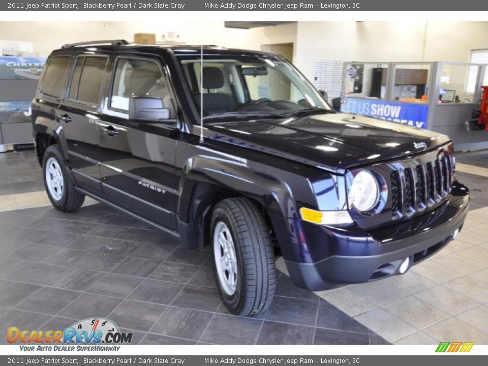 2011 Jeep Patriot Sport Blackberry Pearl / Dark Slate Gray Photo #3