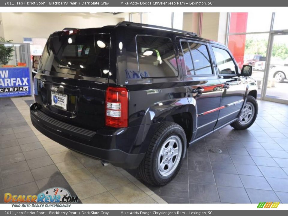 2011 Jeep Patriot Sport Blackberry Pearl / Dark Slate Gray Photo #4