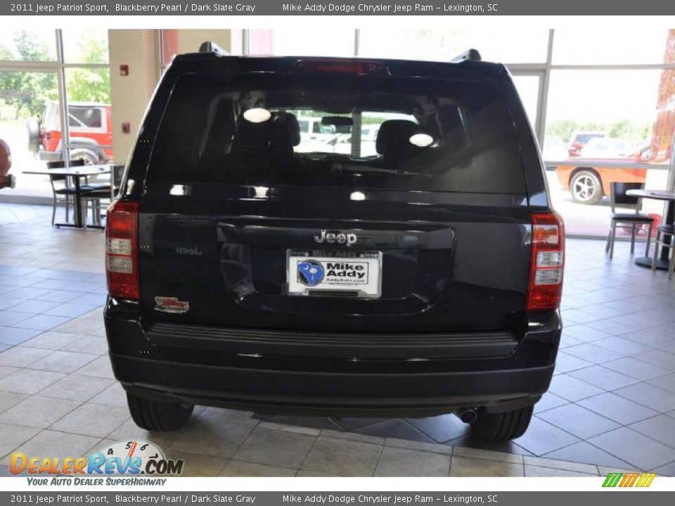 2011 Jeep Patriot Sport Blackberry Pearl / Dark Slate Gray Photo #5