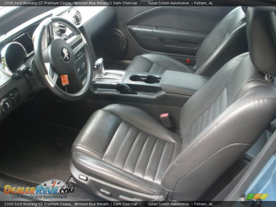 Dark Charcoal Interior - 2006 Ford Mustang GT Premium Coupe Photo #13