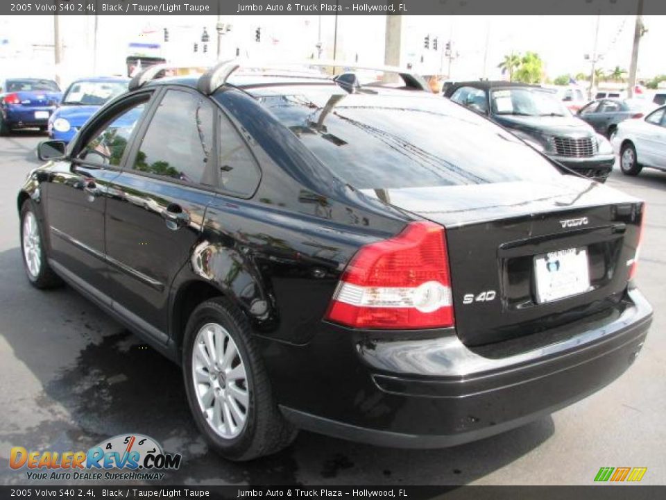 Black 2005 Volvo S40 2.4i Photo #8