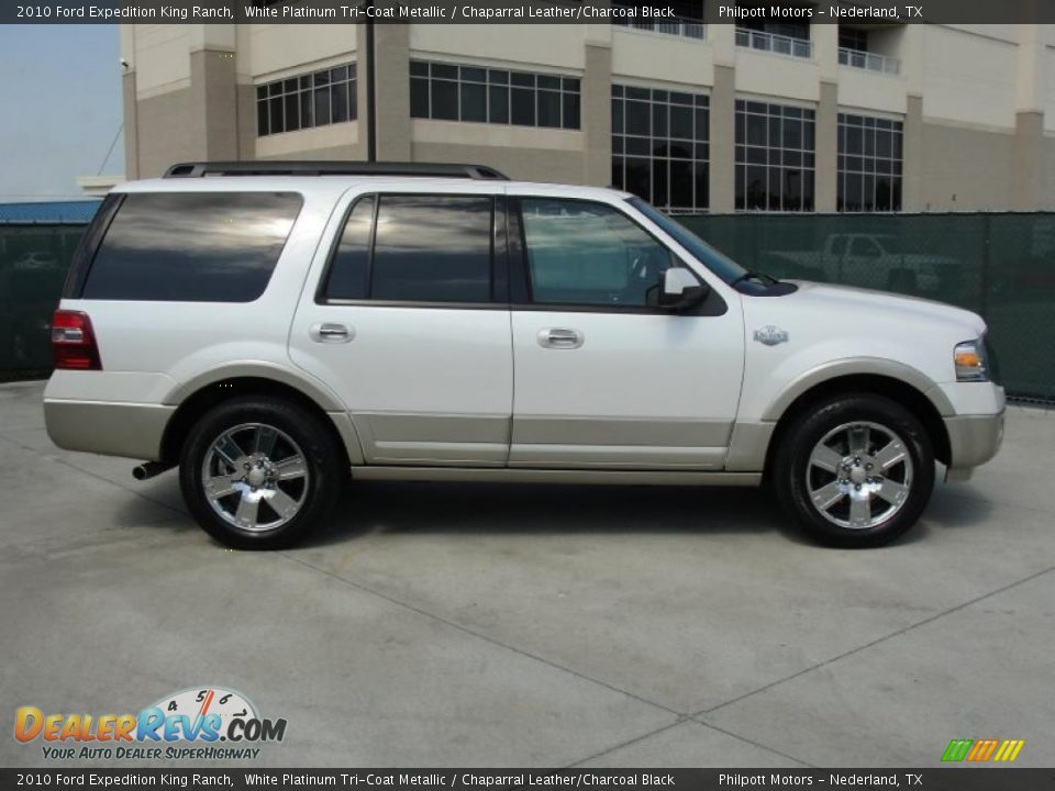 White Platinum Tri-Coat Metallic 2010 Ford Expedition King Ranch Photo #2