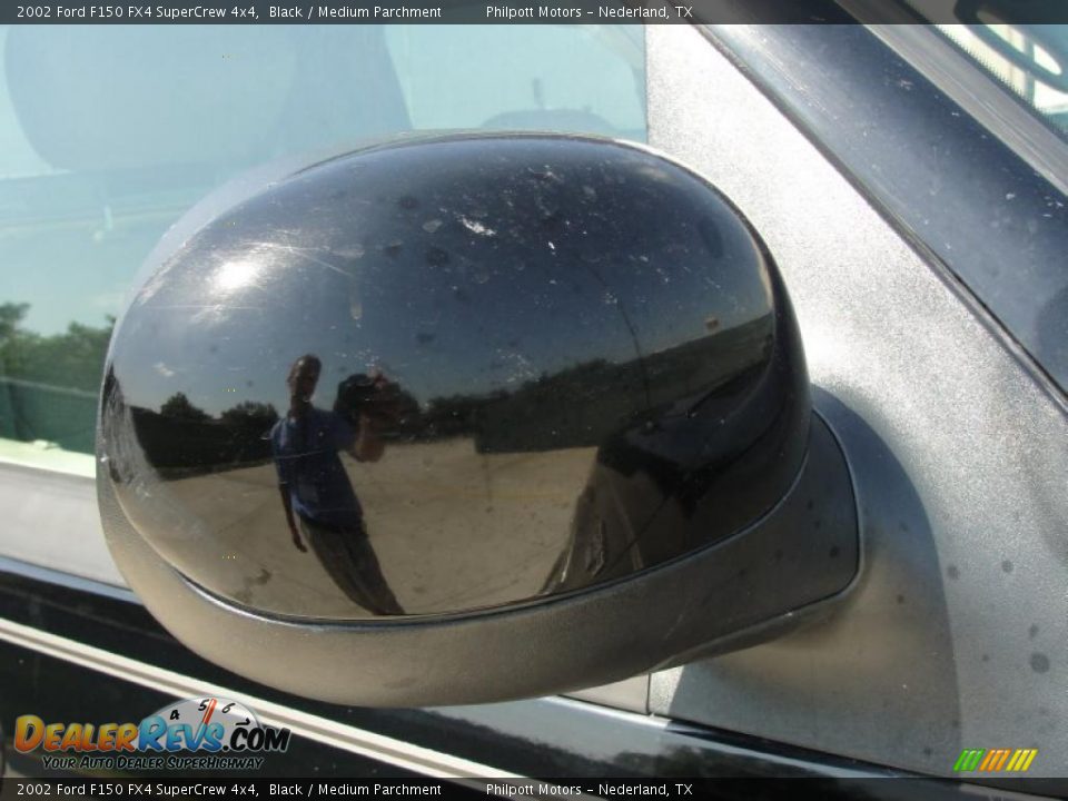 2002 Ford F150 FX4 SuperCrew 4x4 Black / Medium Parchment Photo #17